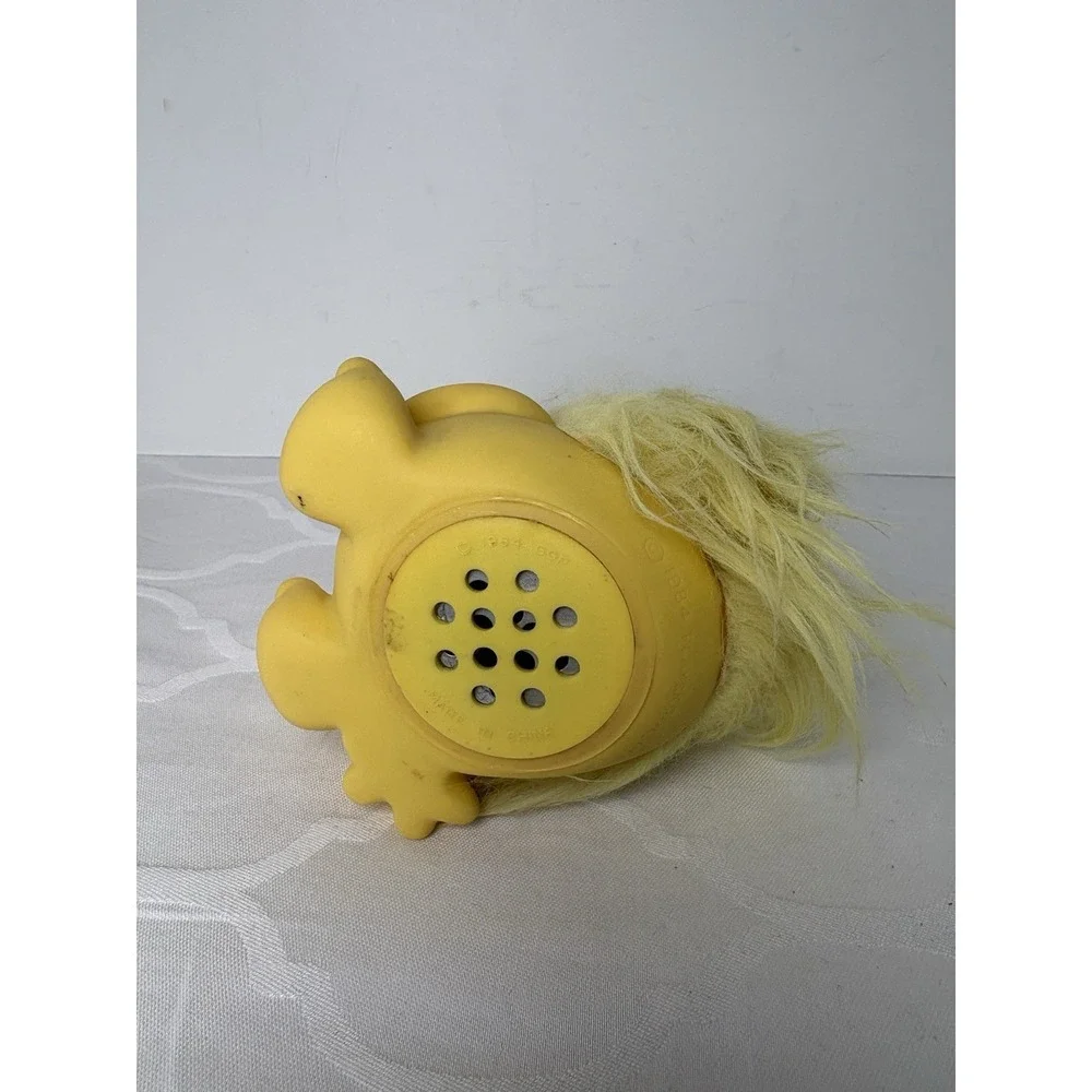 VTG Playskool Snugglebumms Warmly Cutely Yellow  80s Toy Giggles Tested Works